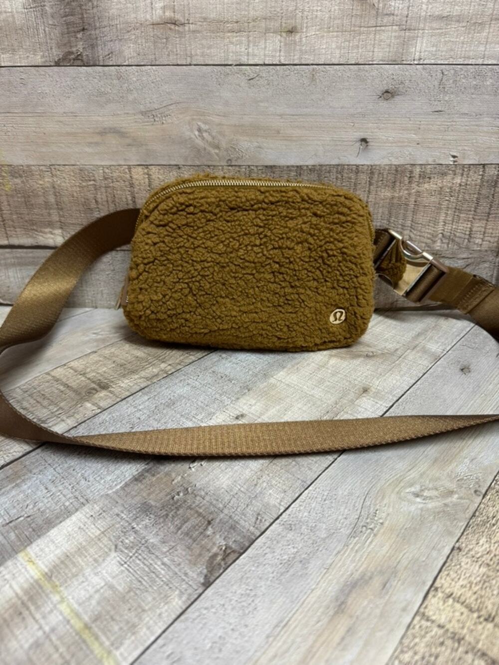 Lululemon Everywhere Belt Bag 1L Fleece Burnt Caramel